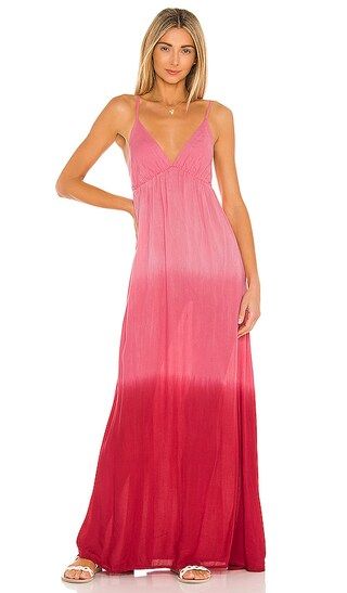 Gracie Maxi Dress in Pink & Ruby Gradasi | Revolve Clothing (Global)