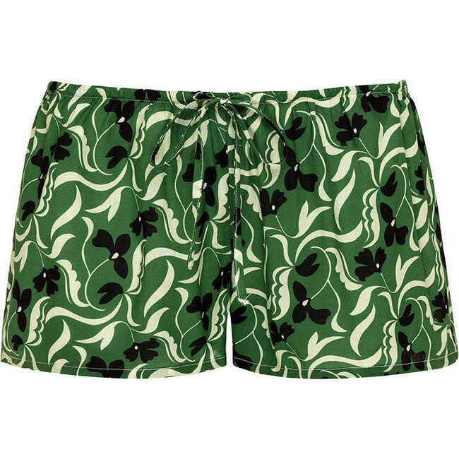 Montce Swim | Low-Rise Drawstring Short, Veronica Floral (Multicolor, Size X-Small) | Maisonette | Maisonette