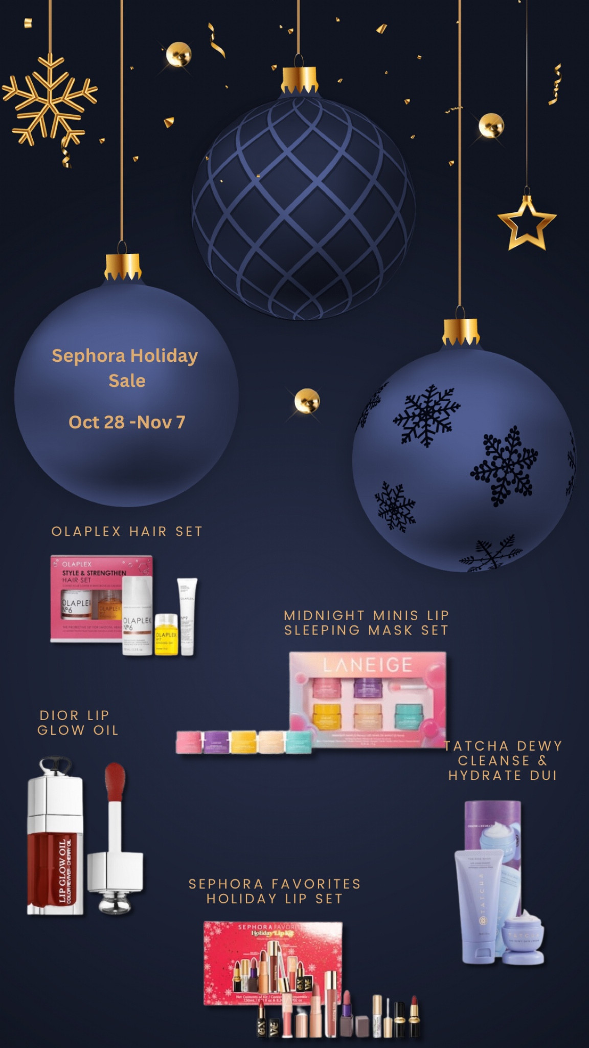The #sephoraholidaysale is the perfect time to get ahead of your #christmasshopoing or restock your favourite #makeupproducts I know I will 

#LTKHoliday #LTKsalealert #LTKbeauty