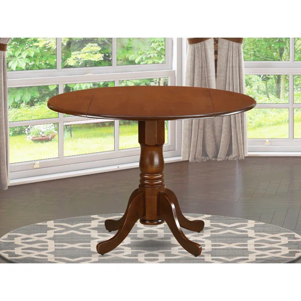 Maytham Extendable Round Solid Wood Dining Table | Wayfair North America