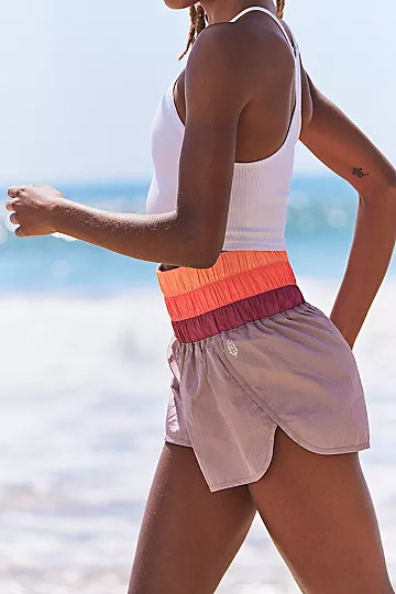 The Way Home Gradient Waistband Shorts | Free People (Global - UK&FR Excluded)
