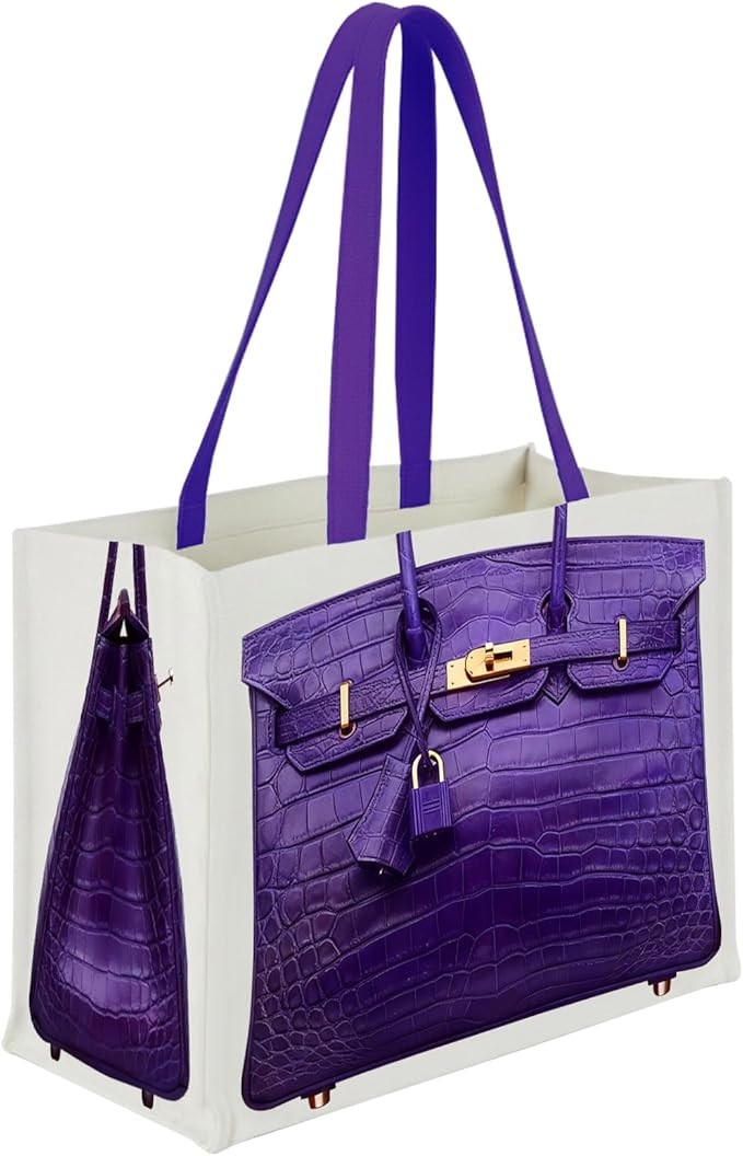 Chic Canvas Tote with Luxury-Inspired Print – Funny Gift Bag for Women, Stylish Holiday Present... | Amazon (US)