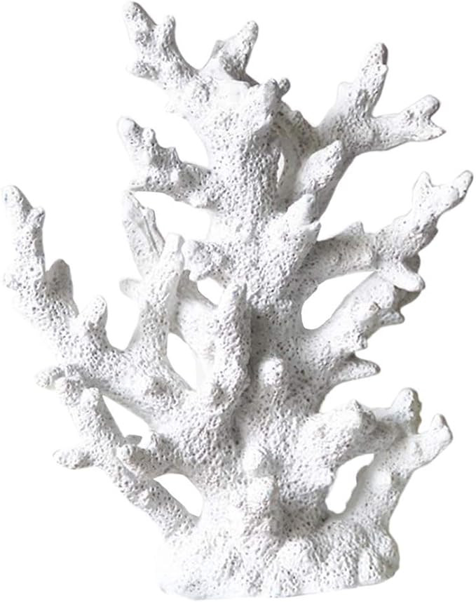 Taotenish Artificial Coral Ornament Underwater Sea Plants Decorations Craft Resin Aquarium Plants... | Amazon (US)