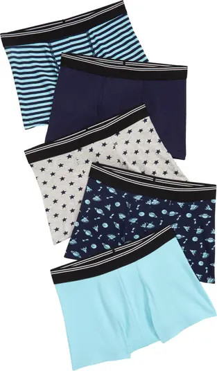 Tucker + Tate Kids' Assorted 5-Pack Trunks | Nordstrom | Nordstrom