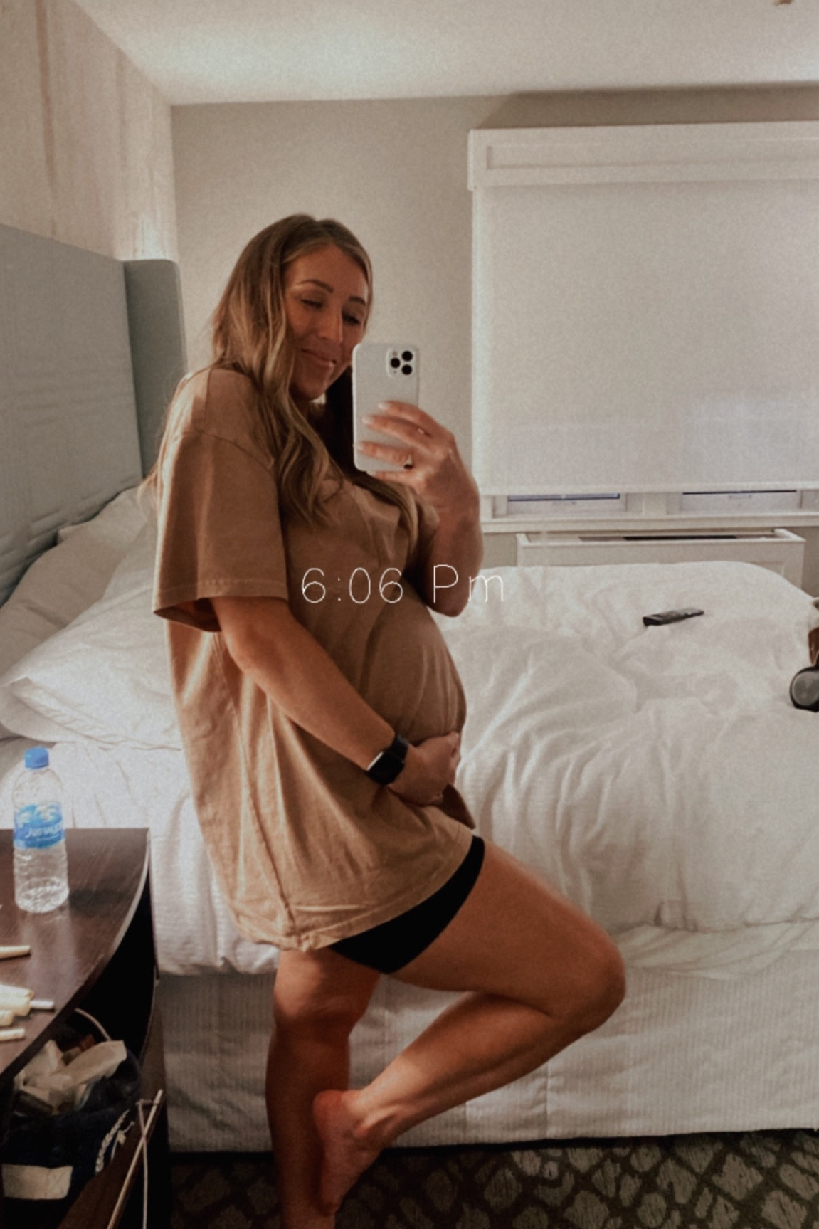 Easy cozy preggo outfit for running errands in the summer 

#LTKfit #LTKtravel #LTKbump