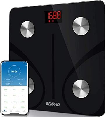 RENPHO Bluetooth Body Fat Scale Smart BMI Scale Digital Bathroom Wireless Weight Scale, Body Comp... | Amazon (US)