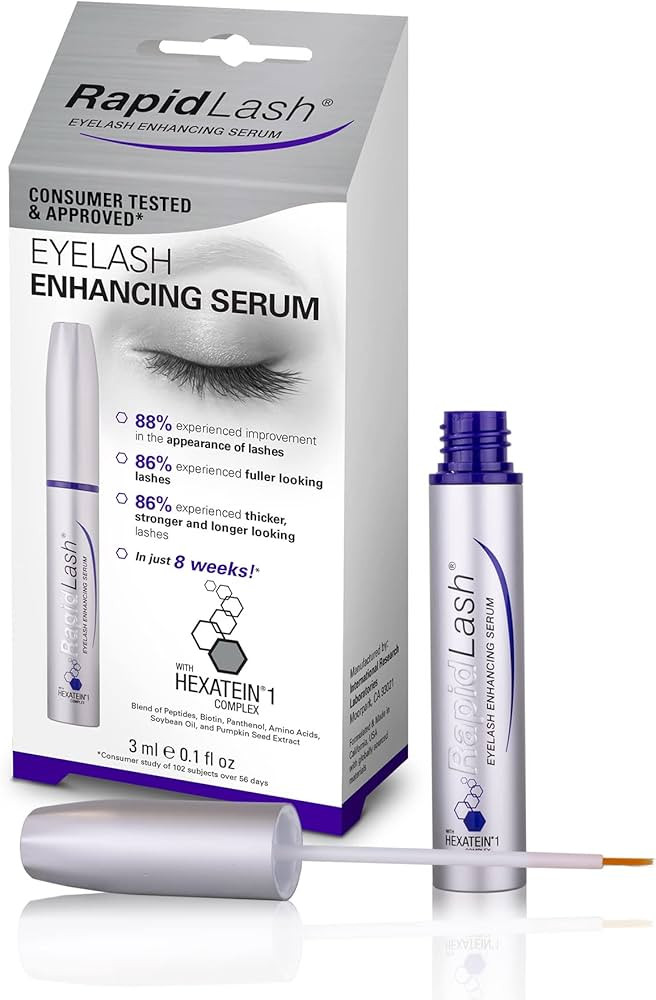 RapidLash Eyelash Enhancing Serum - Promotes Appearance of Longer, Fuller, And Thicker Eyelashes,... | Amazon (US)