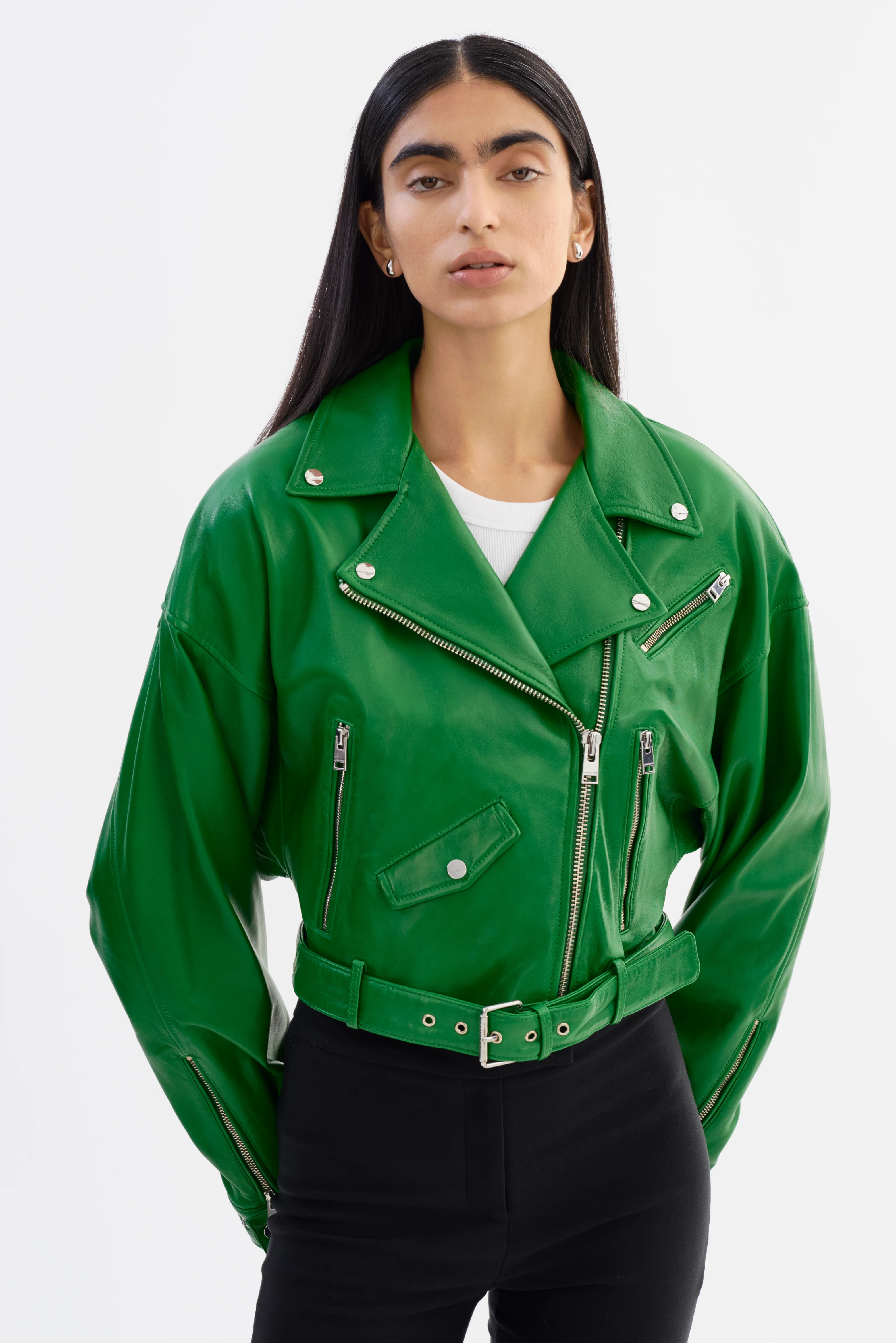 DYLAN | 80's Leather Biker Jacket | LAMARQUE