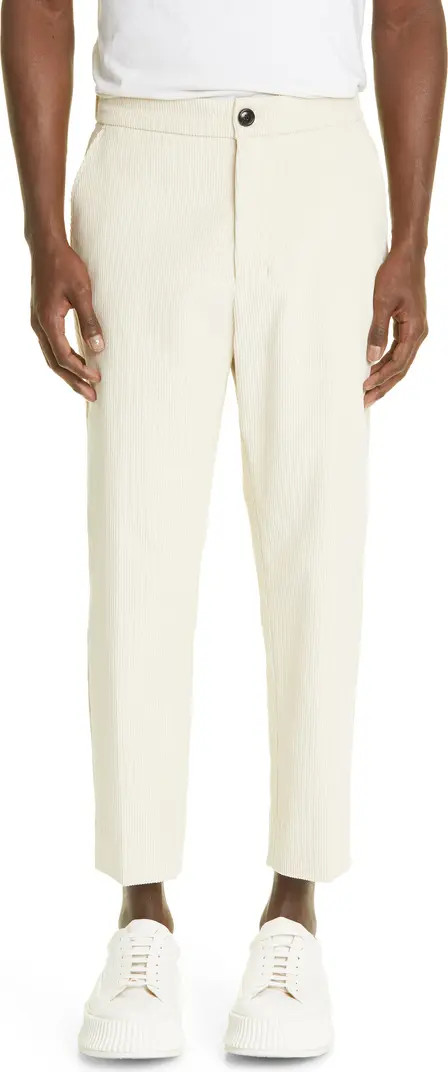 Elastic Waist Corduroy Trousers | Nordstrom
