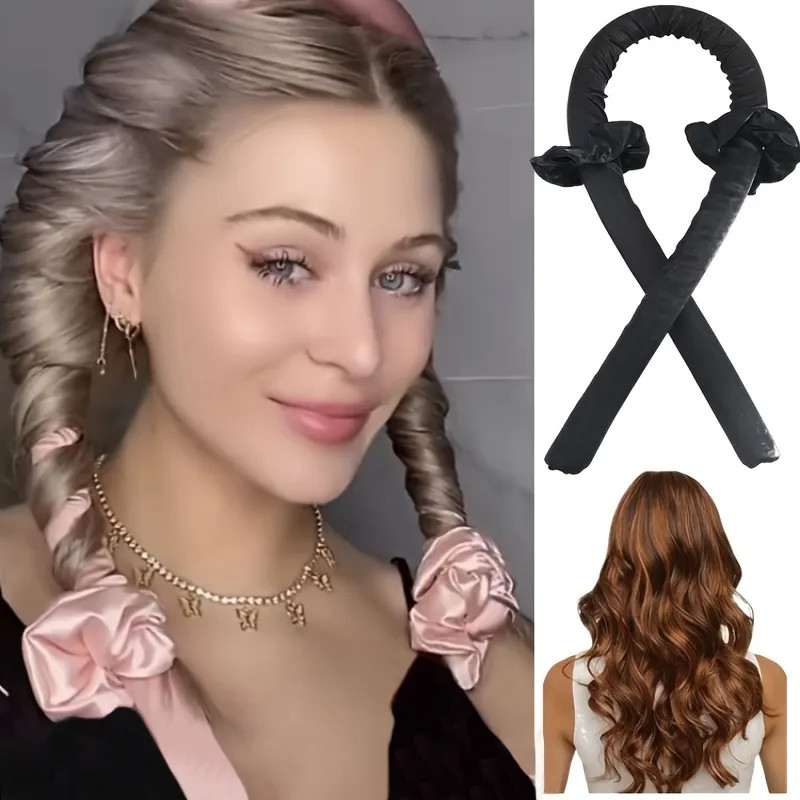 Heatless Curling Rod Headband For Long Hair Rollers For Women, Hair Overnight Curl Wrap Heatless ... | Temu Affiliate Program