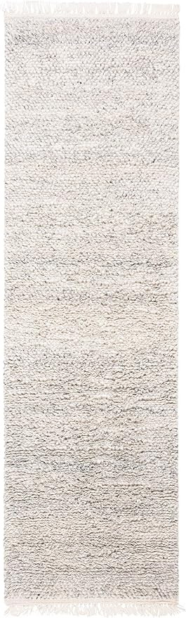 SAFAVIEH Casablanca Collection 9' x 12' Grey CSB521F Hand-Knotted Premium Wool Tassel Fringe Livi... | Amazon (US)
