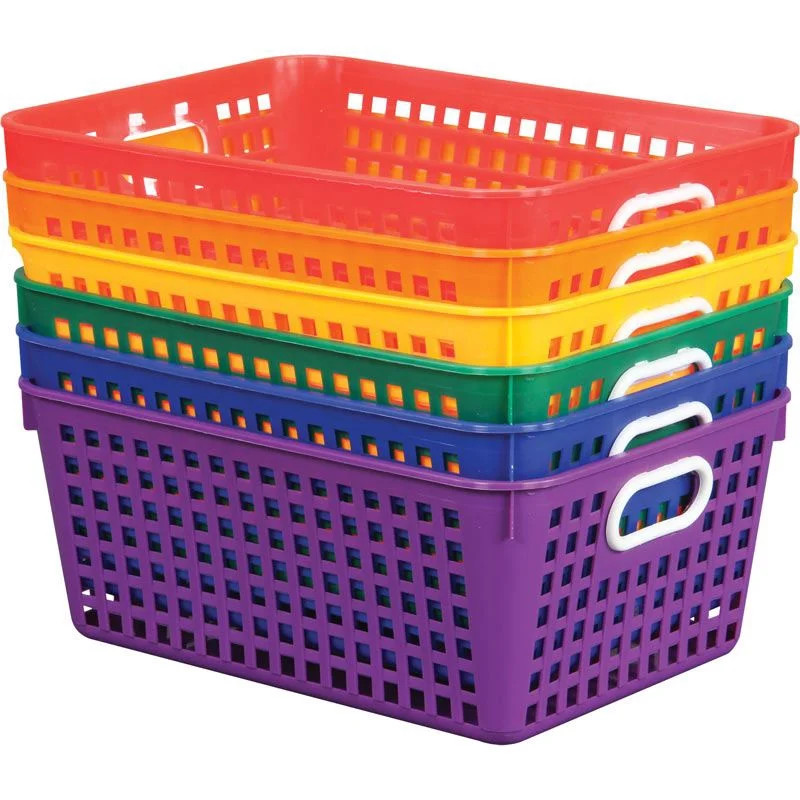 Group Colors For 6 - Book Baskets, Large | Walmart (US)