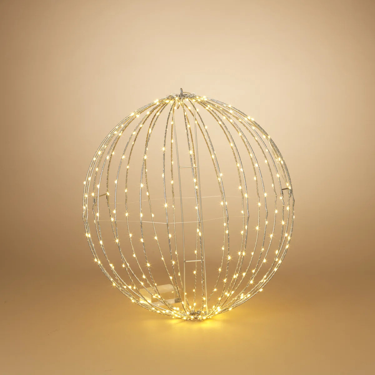Whimsical Illuminated Metal Sphere With Warm White Micro Leds | Wayfair North America