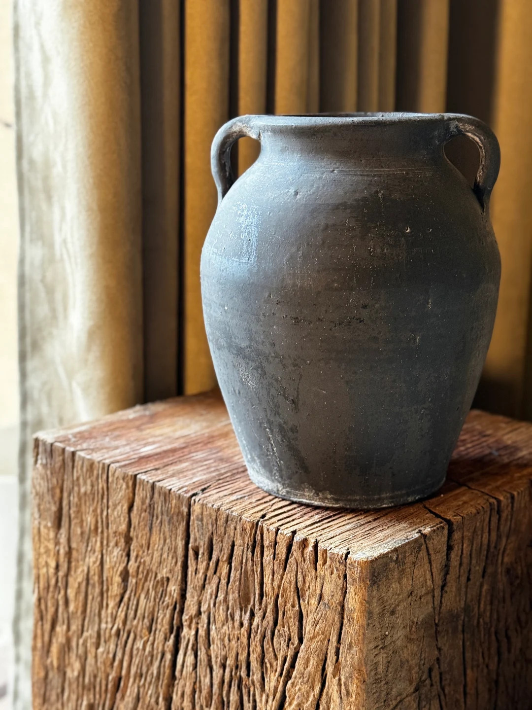 Black Terracotta Vase - Etsy | Etsy (US)