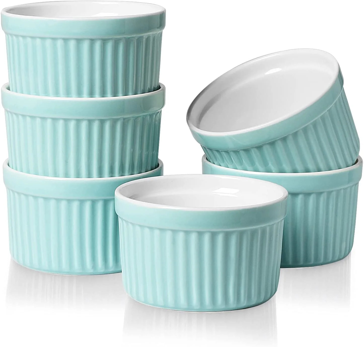 Ramekins - Ceramics Ramekins for Creme Brulee Dishes,Dipping Sauces,Baking Pudding Cups, Souffle ... | Walmart (US)
