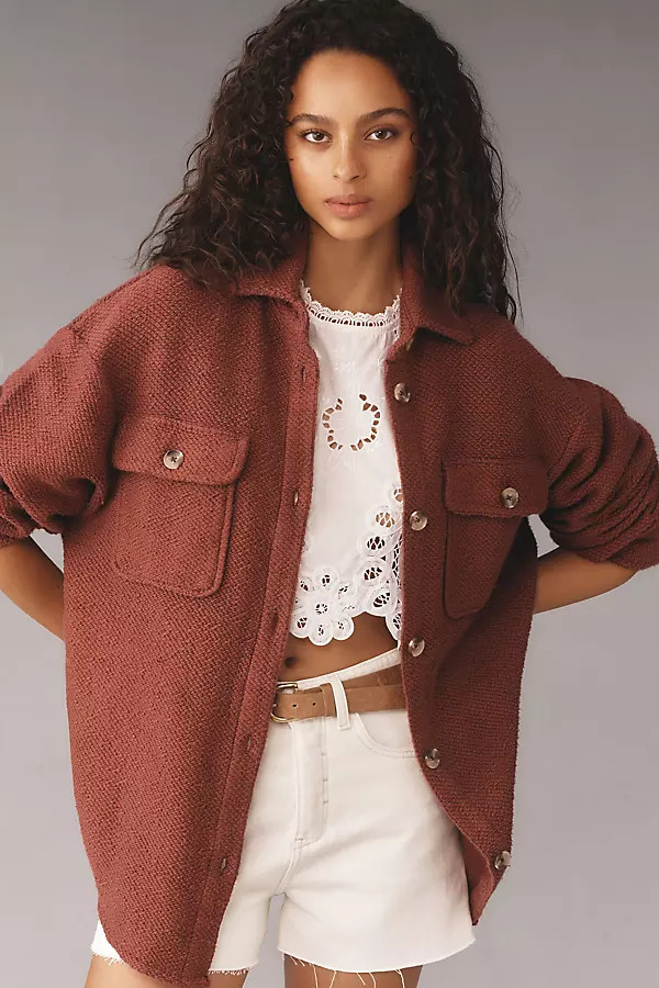 By Anthropologie Knit Shacket | Anthropologie (US)
