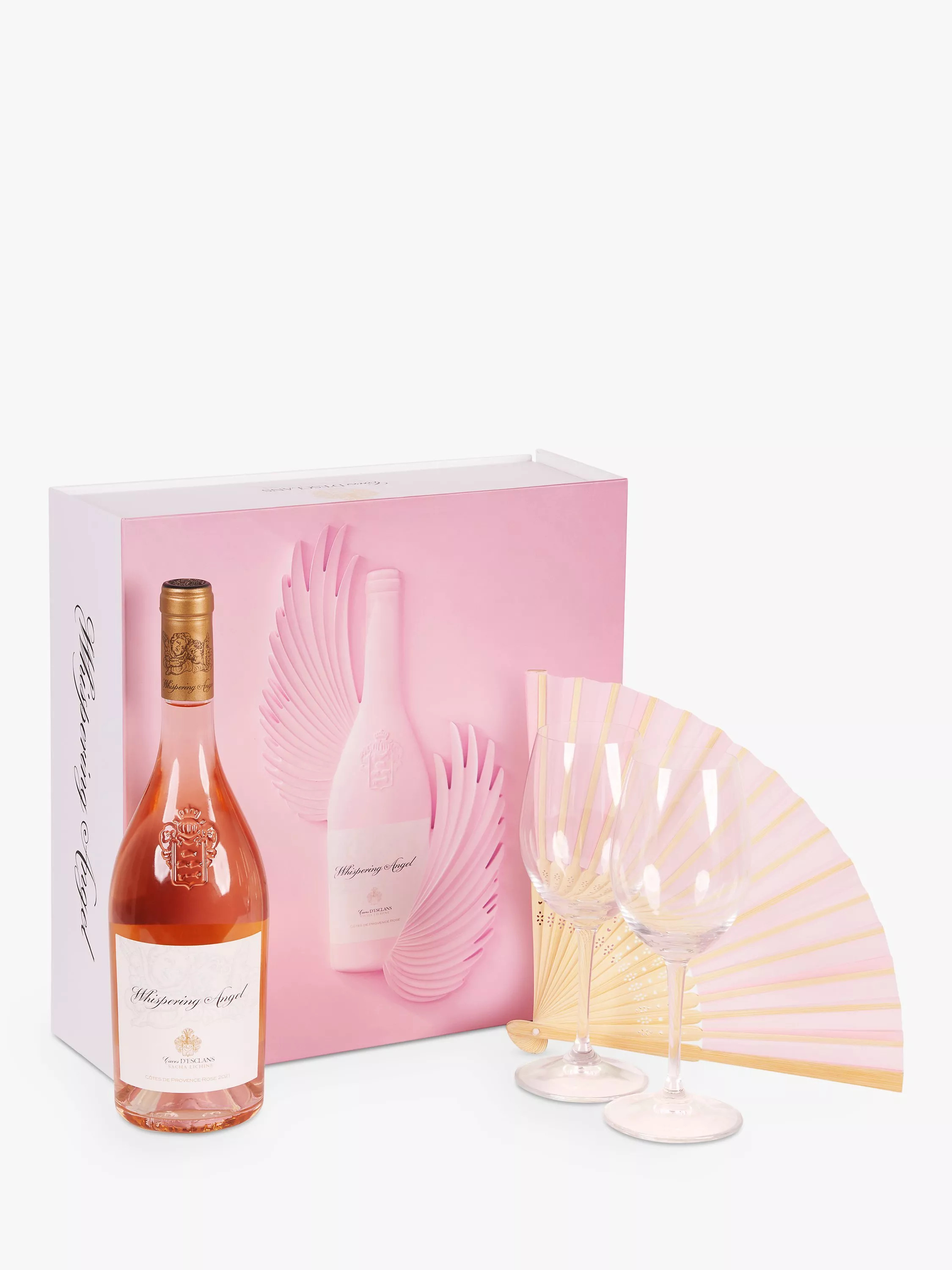 Chateau d'EsclansWhispering Angel Gift Set, 75cl | John Lewis (UK)