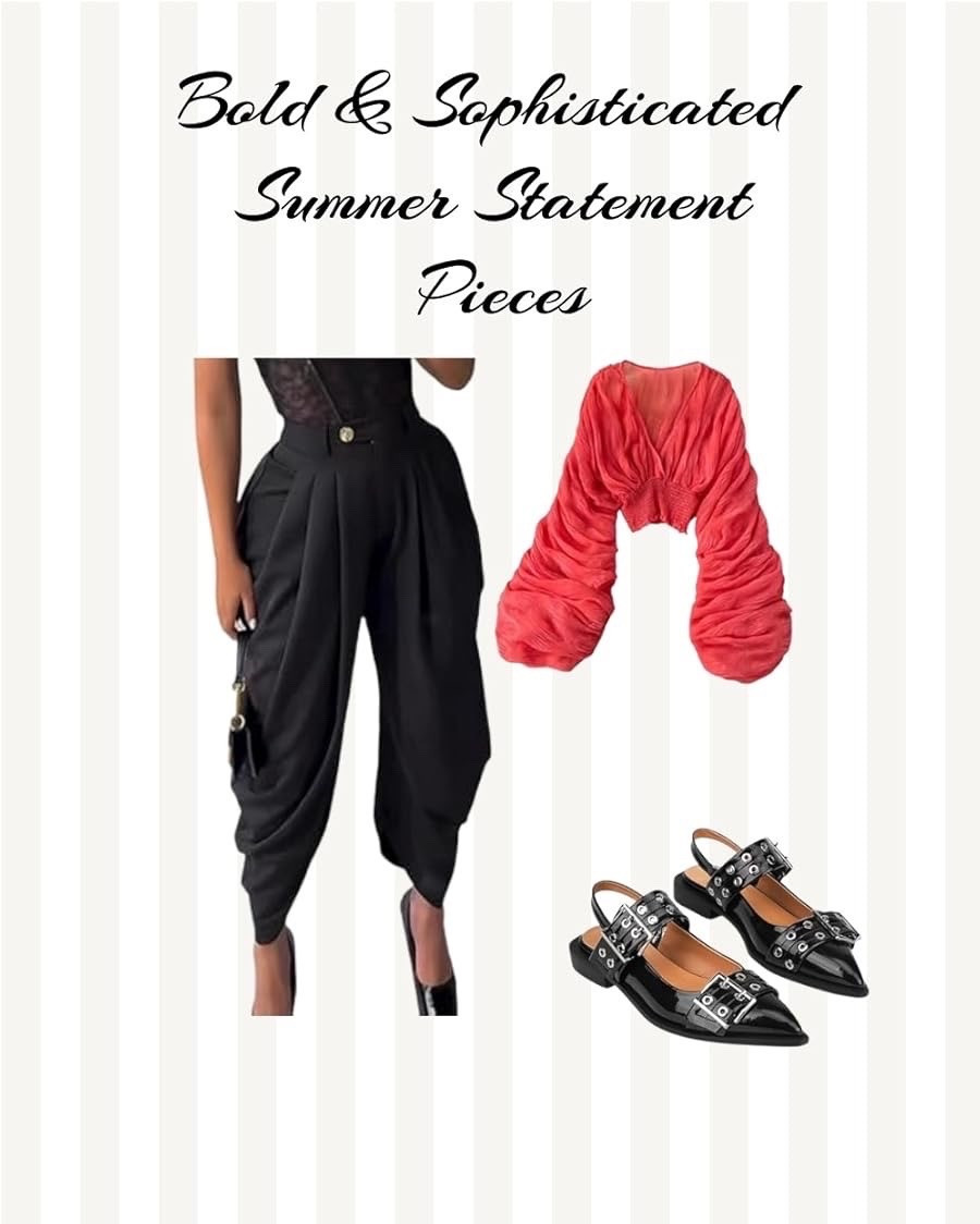 “Bold & Sophisticated Summer Statement Pieces”
This eye-catching summer collage showcases the perfect balance of dramatic flair and timeless elegance for the modern midlife woman. The curated ensemble features three standout pieces that create endless styling possibilities while keeping you comfortable and confident all season long.

All linked in my Amazon storefront

#LTKMidsize #LTKOver40