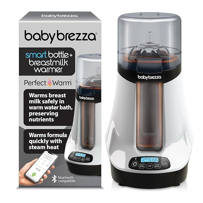 Baby Brezza Smart Baby Bottle Warmer, Breastmilk Warmer + Defroster - Only Brand with Different T... | Amazon (US)