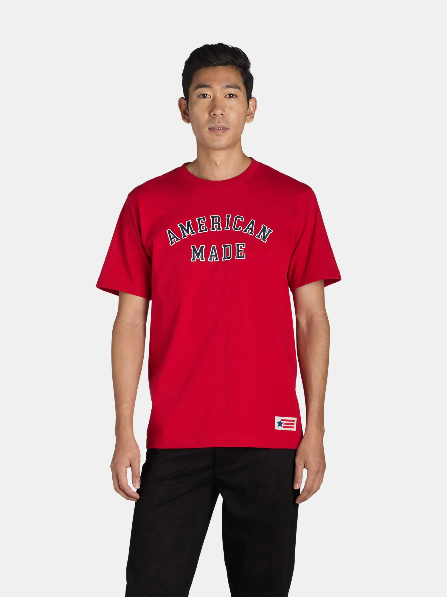 American Giant Unisex USA Tee Shirt, Men's Sizes XS-3XL - Walmart.com | Walmart (US)