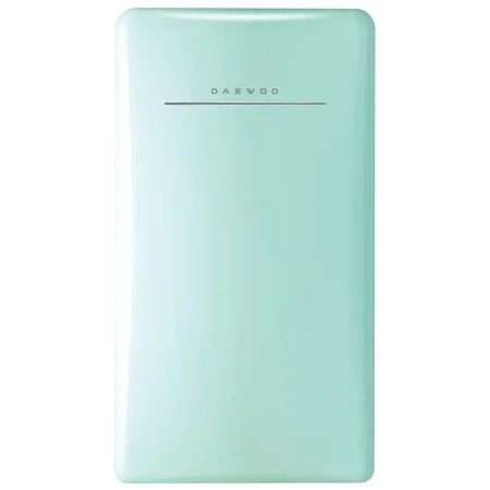 Daewoo 4.4 Cu Ft Retro Mini Fridge FR-044RCNM, Mint Green | Walmart (US)