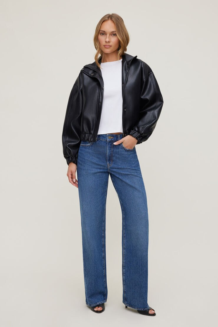 Heidi High Rise Wide Leg Jeans | Dynamite Clothing