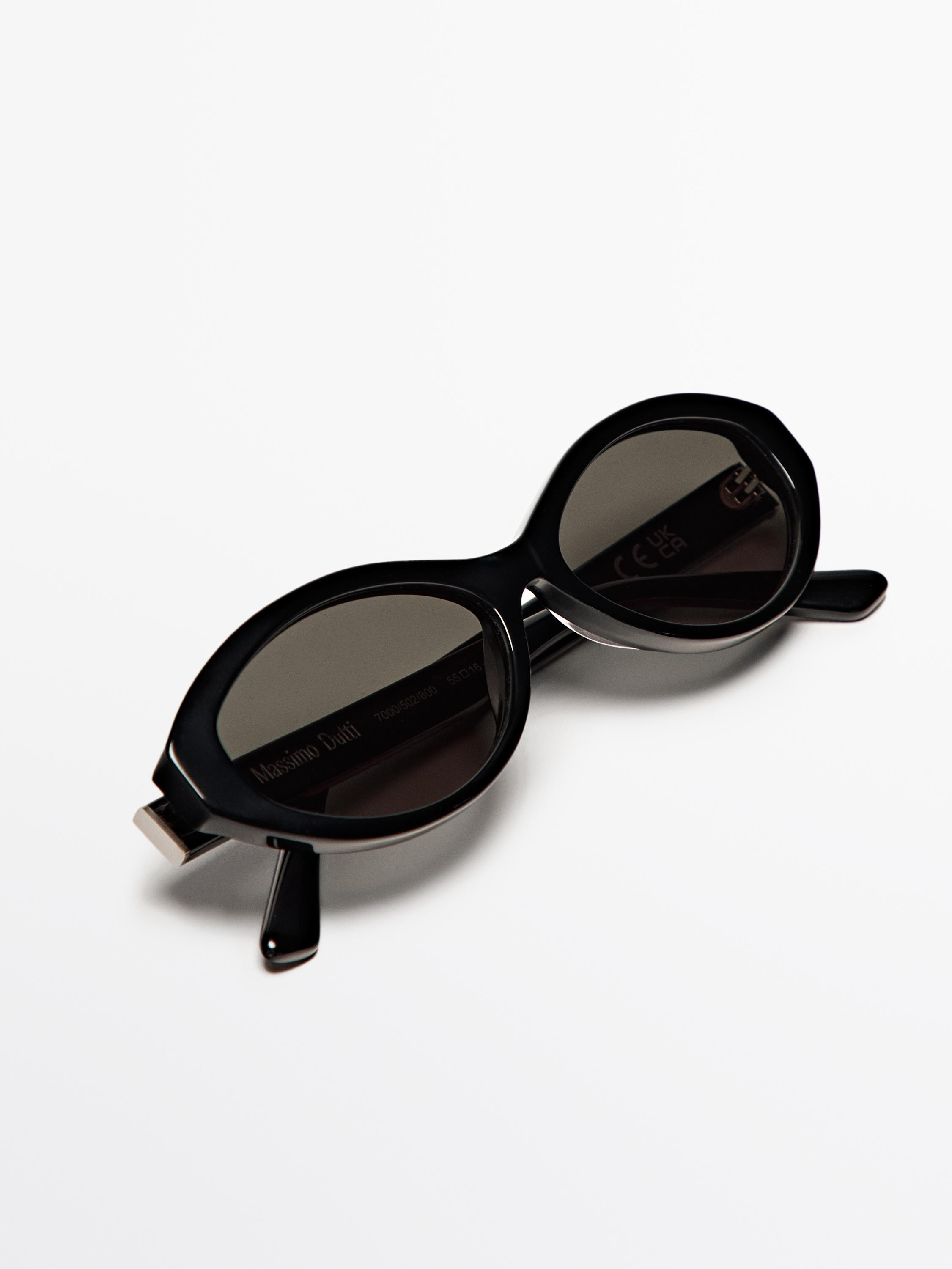 Small oval sunglasses | Massimo Dutti UK