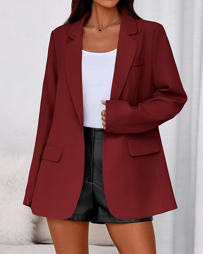 BTFBM Blazers for Women 2025 Fall Business Casual Clothes Open Front Oversized Winter Coats Work ... | Amazon (US)