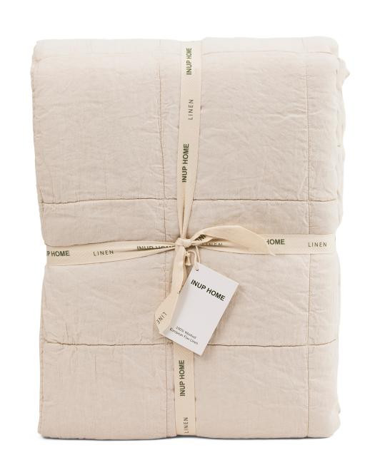 Made In Portugal Linen Comforter | TJ Maxx