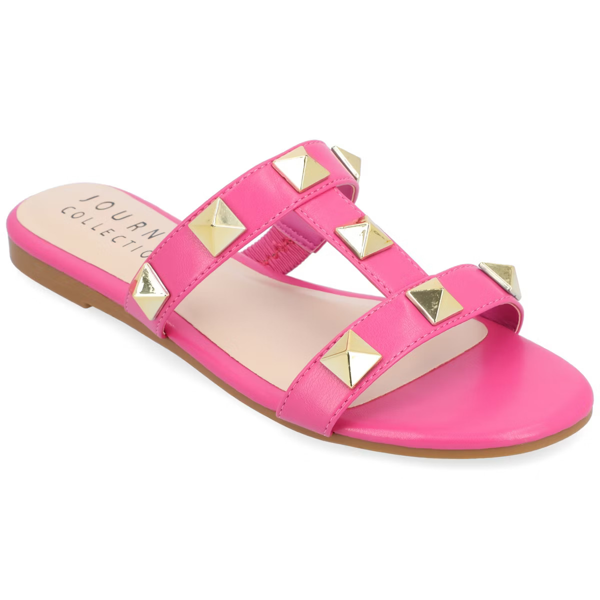 Journee Collection Womens Kendall Tru Comfort Foam Studded Slide Sandal | Target