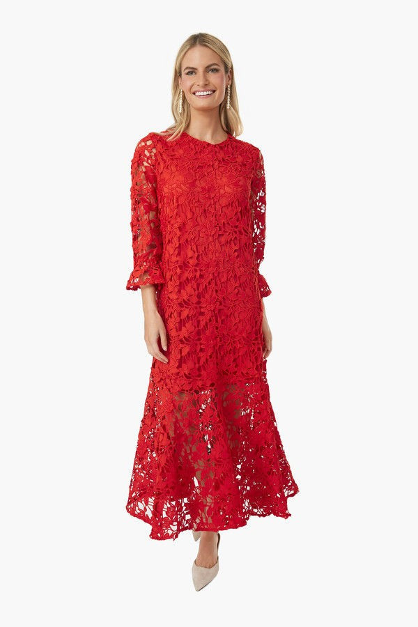 Venetian Red Jacqueline Dress | Tuckernuck (US)