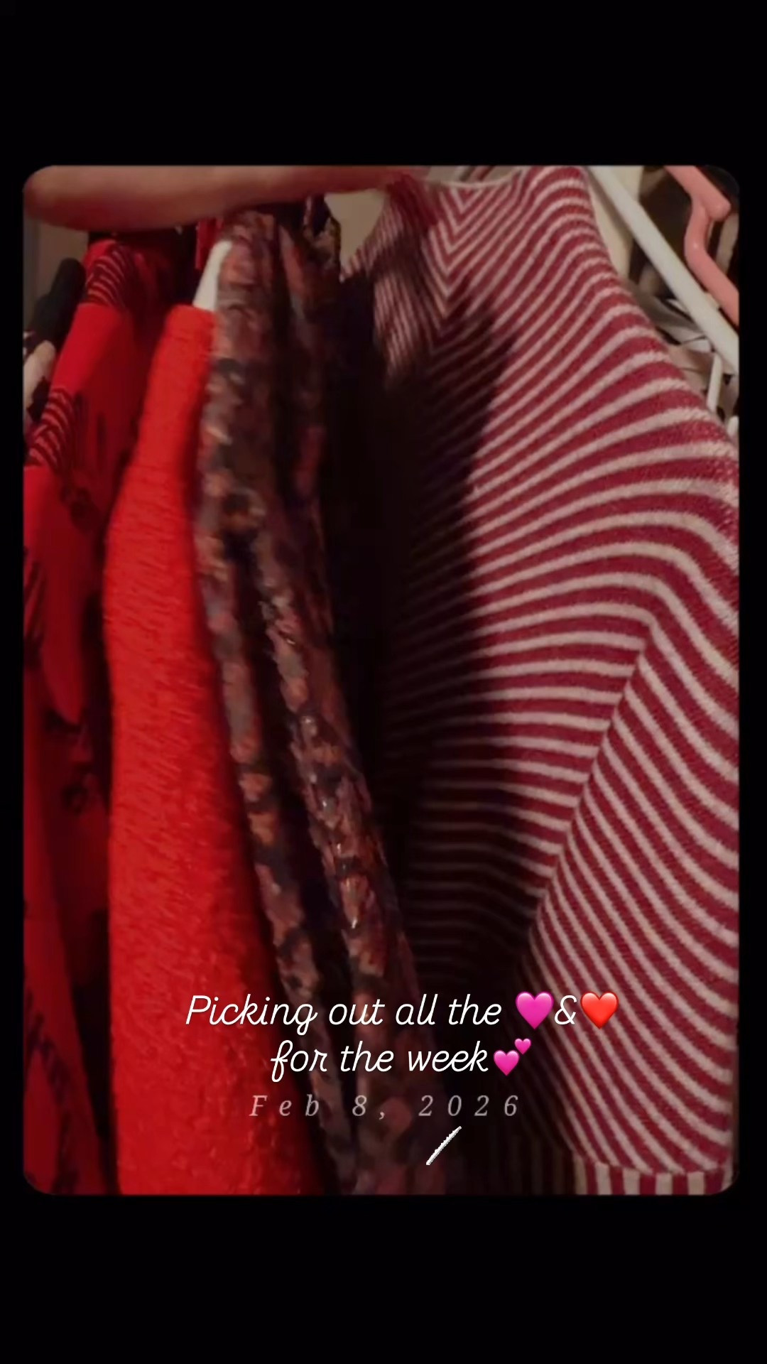 Just over here getting all my Favorite 🩷&&❤️ tops ready 💃🏼 

#LTKdayinmylife #LTKValentine #LTKootd