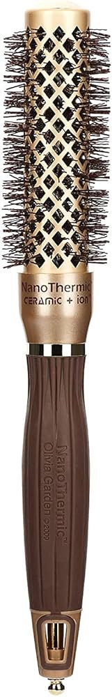 Olivia Garden NanoThermic Ceramic + Ion Round Thermal Hair Brush - Not Electrical - Professional ... | Amazon (US)