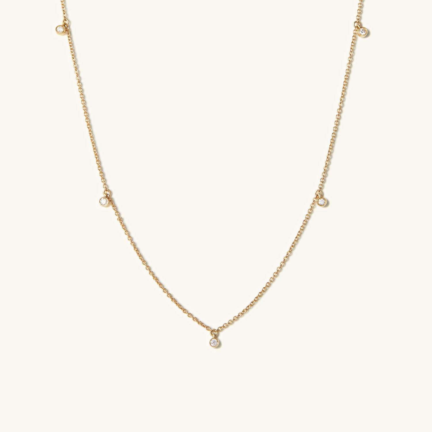 Diamonds Station Necklace | Mejuri (Global)