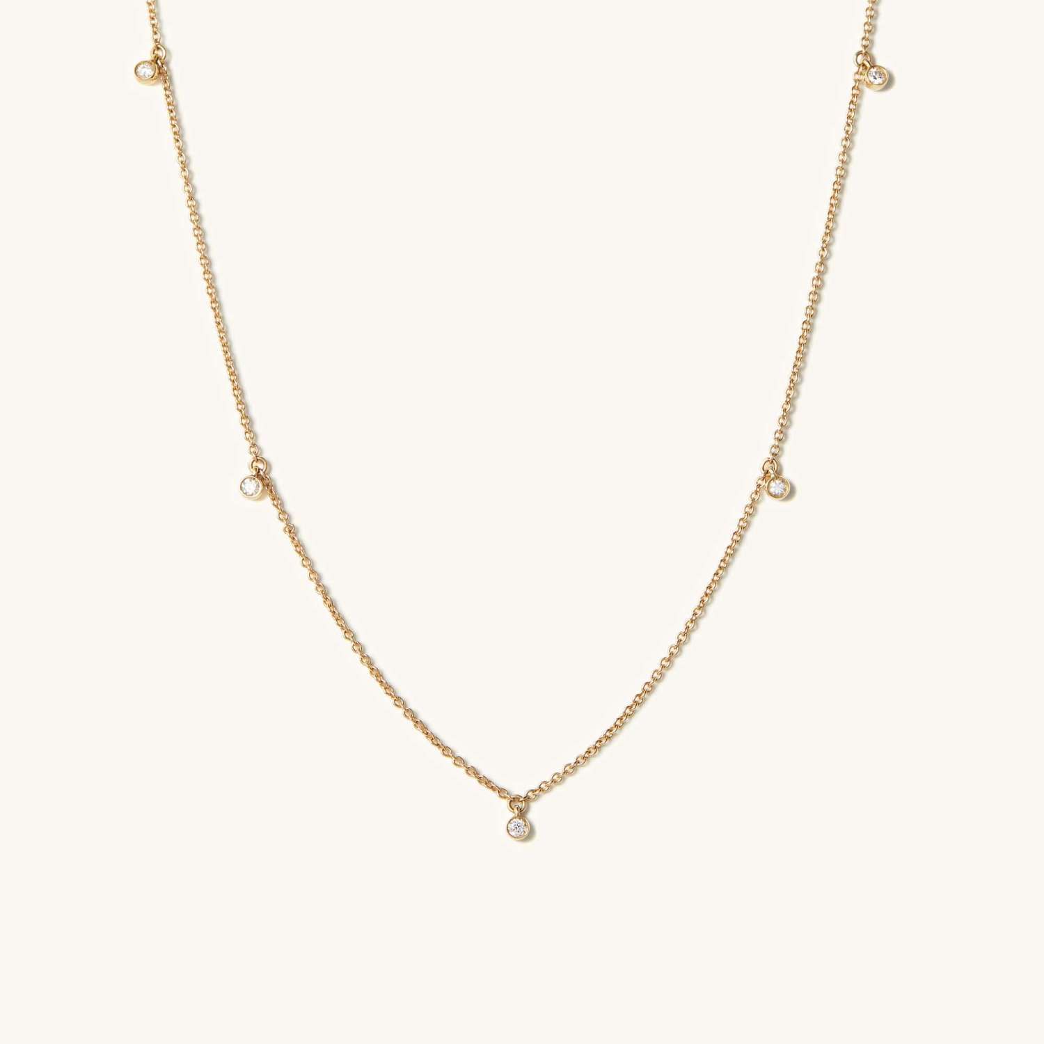 Diamonds Station Necklace | Mejuri (Global)