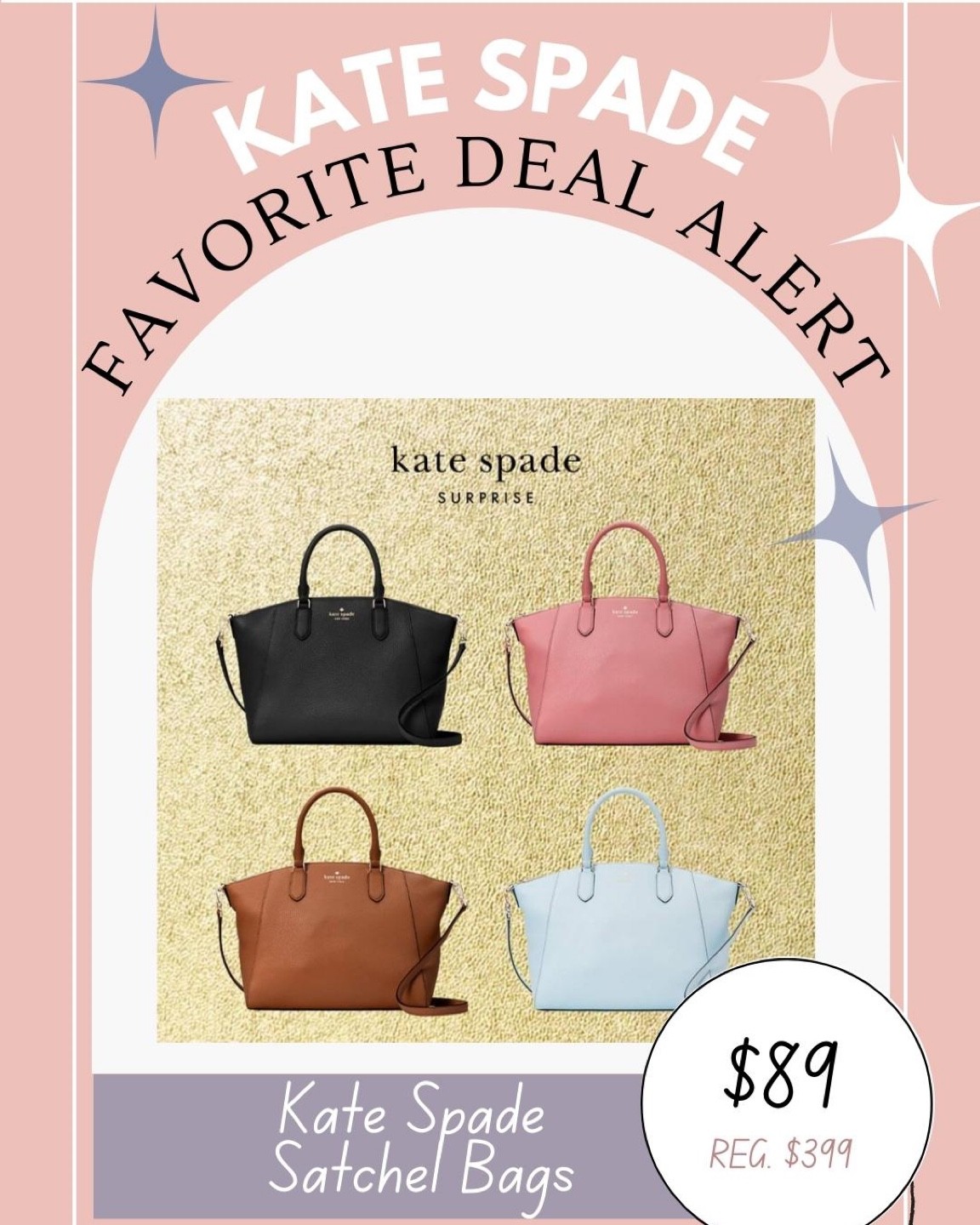 Kate Spade Parker Medium Satchel bags in several colors are on mega sale today! Perfect gift idea for the holiday season! 

Women’s purses, women’s Christmas gifts 

#LTKsalealert #LTKitbag #LTKstyletip