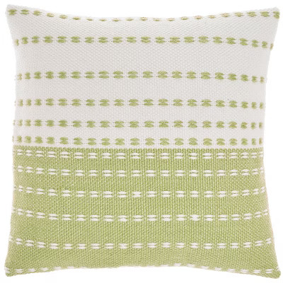 18"x18" Woven and Stitched Square Throw Pillow - Mina Victory | Target