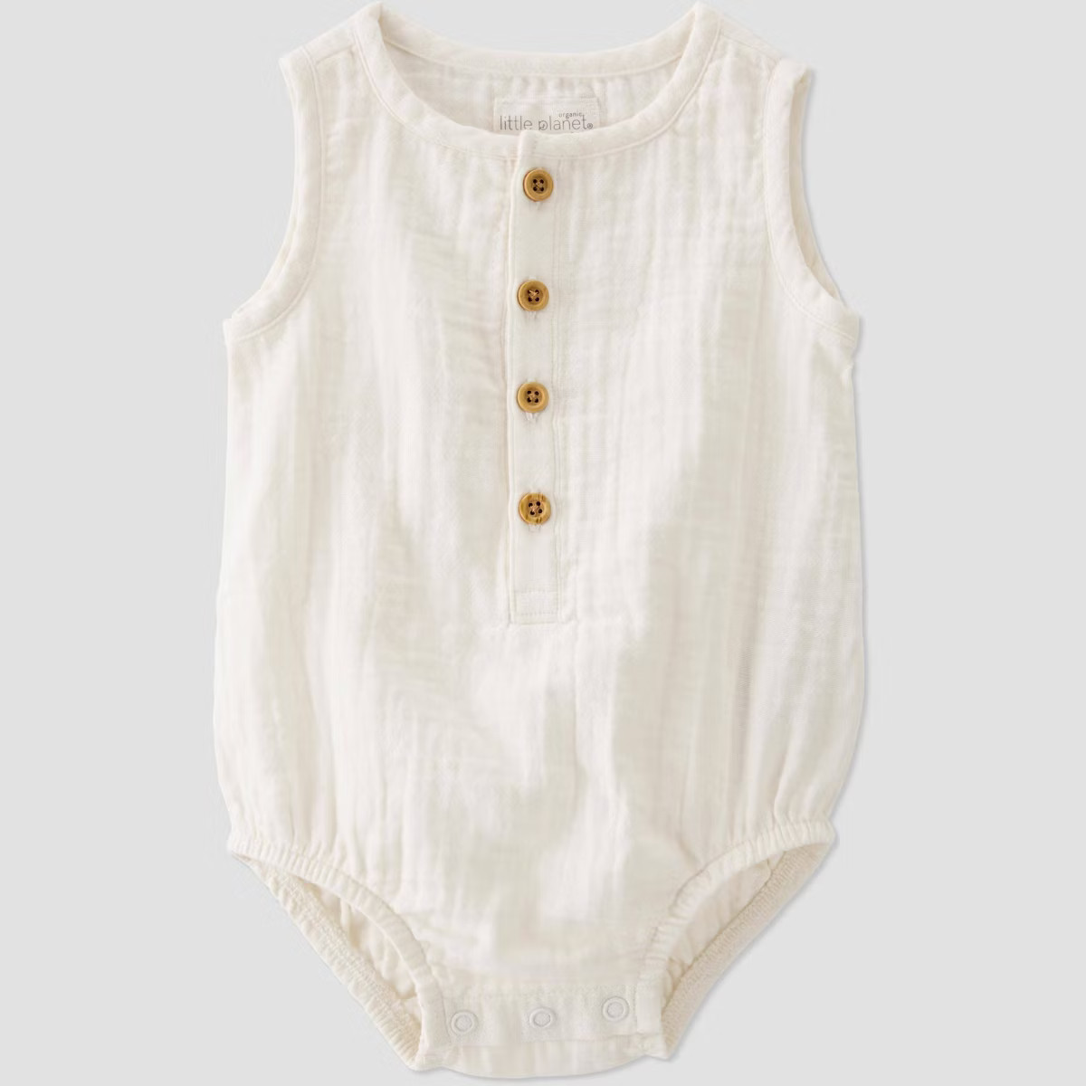 Little Planet by Carter’s Organic Baby Gauze Bubble Jumpsuit | Target