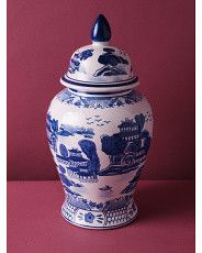 10x20 Ceramic Chinoiserie Ginger Jar | HomeGoods
