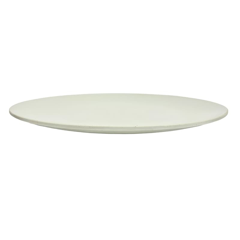 Matte Green Coupe Dinner Plate | At Home
