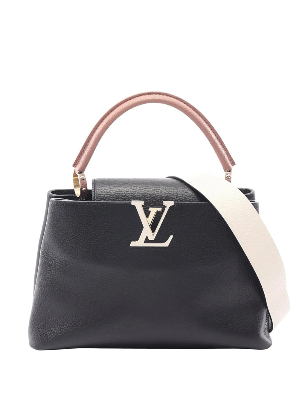Louis Vuitton Pre-Owned 2020 Taurillon Capucines MM satchel - Black | Farfetch Global