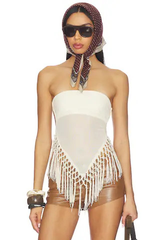 Shion Top in Cream | Revolve Clothing (Global)