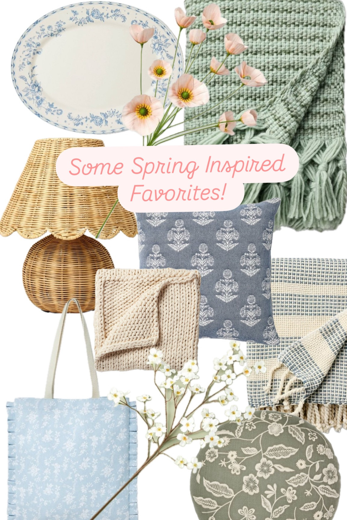Some favorite Spring Inspired Home Decor Pieces. Fresh and Fun! 

#LTKHome #LTKSeasonal #LTKFindsUnder100