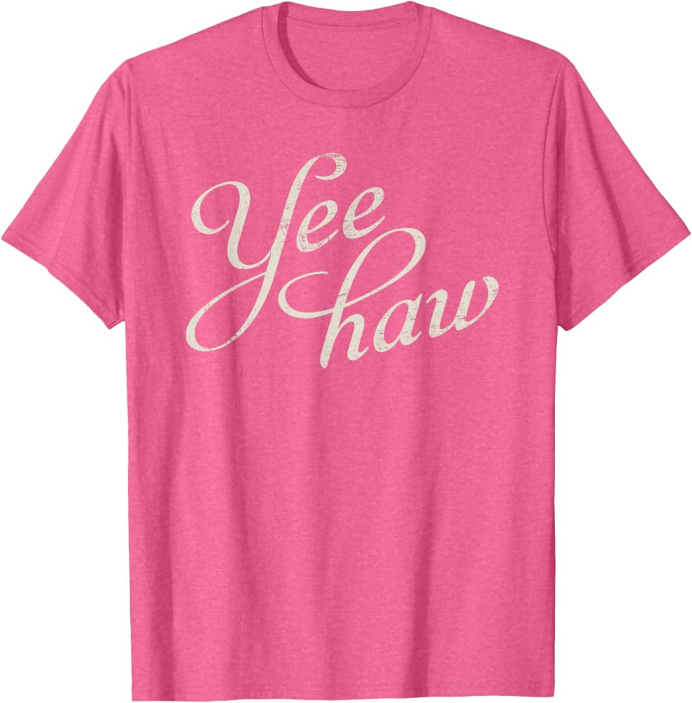Classic Yeehaw Western Vintage Yee Haw T-Shirt | Amazon (US)