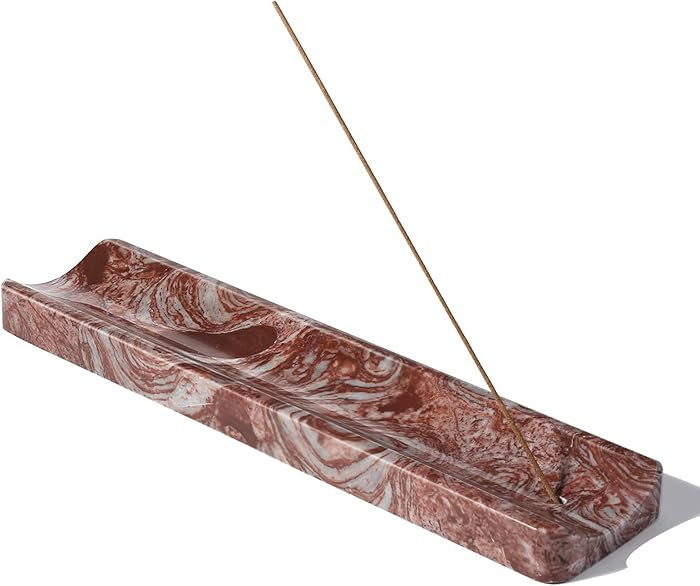 Koville Marble Incense Holder, Incense Holder for Sticks, Incense Sticks Holder Ash Catcher for M... | Amazon (US)