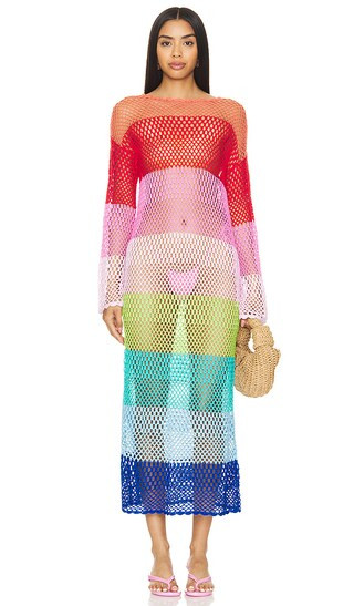 Paula Maxi Dress in Multi Stripe | Revolve Clothing (Global)