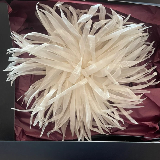 Seidenblumen Brosche. Blumen Anstecker. Creme weiße Farbe. Als Geschenk verpackt | Etsy (DACH)