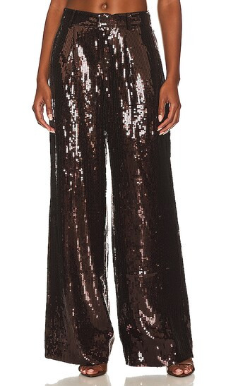 Trinity Pant in Dark Chocolate | Revolve Clothing (Global)