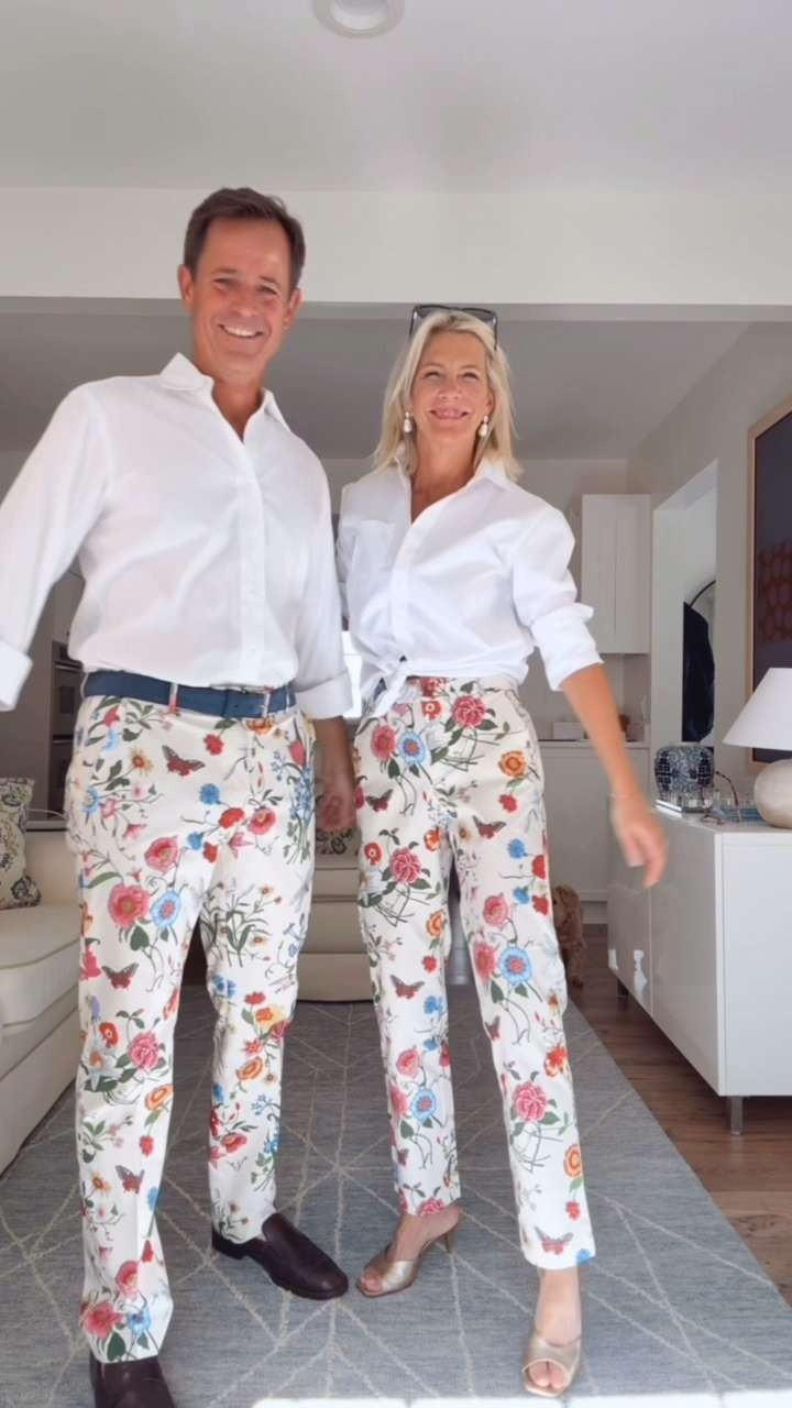 I never thought I'd convince Bing to wear matching outfits... and yet, here we are.

After 31 years together, he still manages to surprise me. I have to admit... he kind of pulled these off. 

 #LTKdayinmylife #LTKgrwm #LTKootd