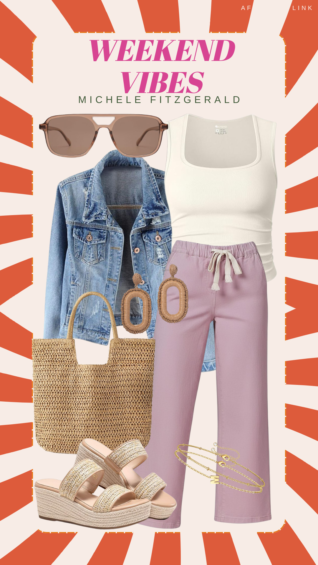Weekend style sorted! This crop top and denim jacket combo is perfect for a laid-back vibe. Add in some chic earrings and a straw tote for the ultimate weekend look. 🌸#WeekendVibes #SummerOutfit #ChicCasual #OOTD 

 #LTKgrwm #LTKootd #LTKmomlife